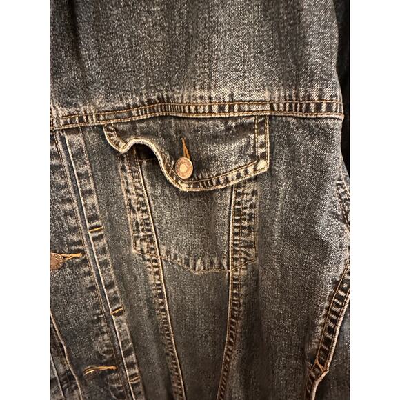 Vintage Gap Denim Jean Jacket 90s Large Style 151021-00-1 - Picture 6 of 16